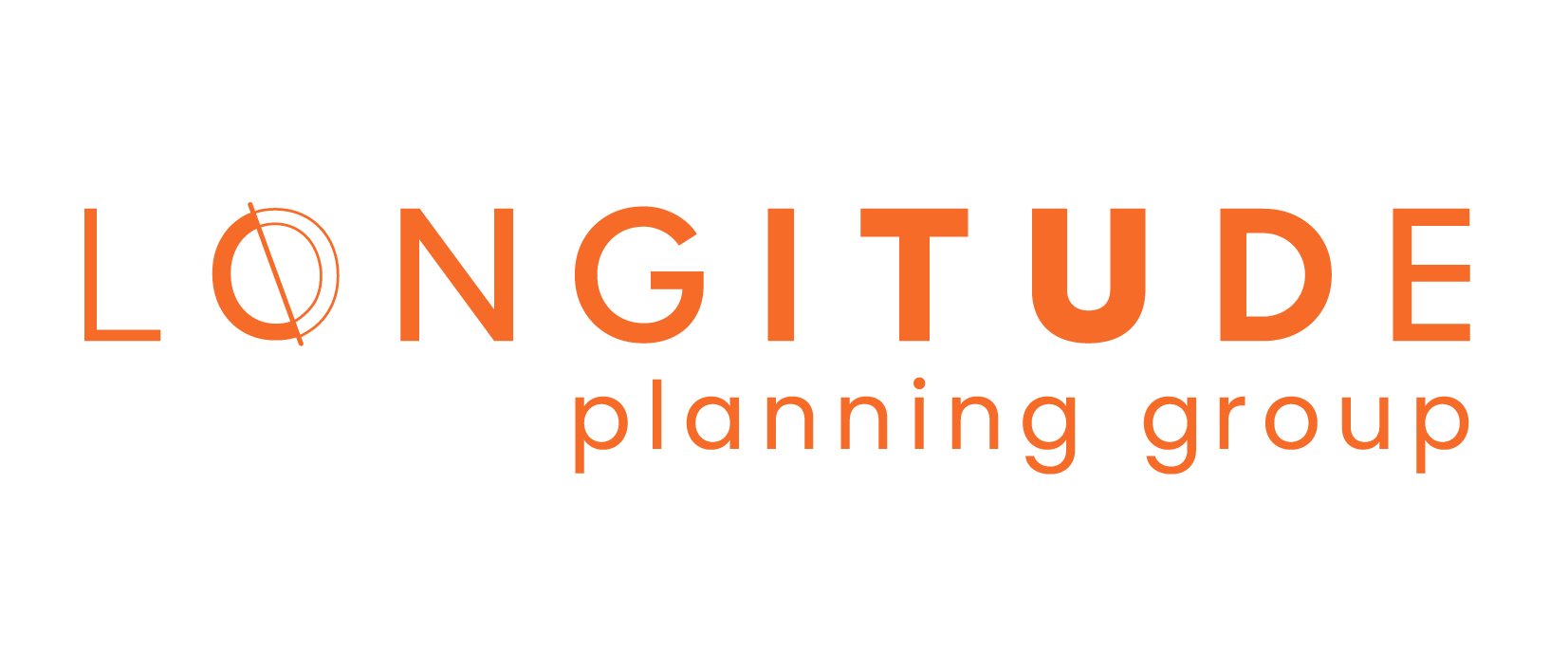 Longitude Planning Group primary logo in orange.